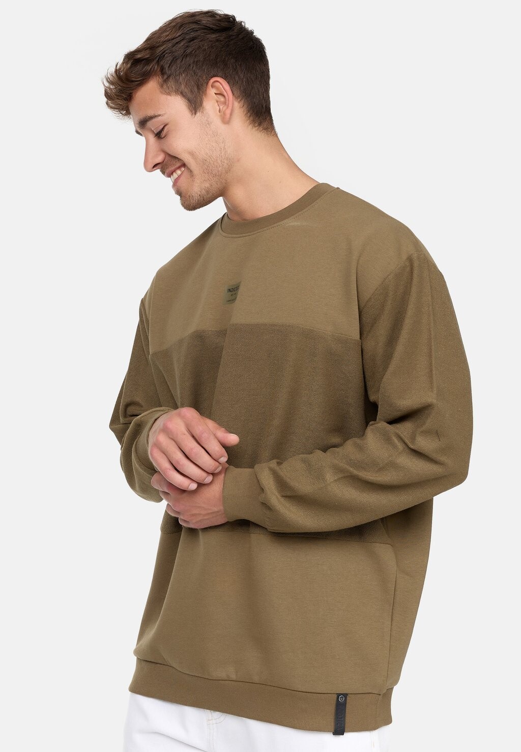 

Толстовка INBRIDGE INDICODE JEANS, цвет capers