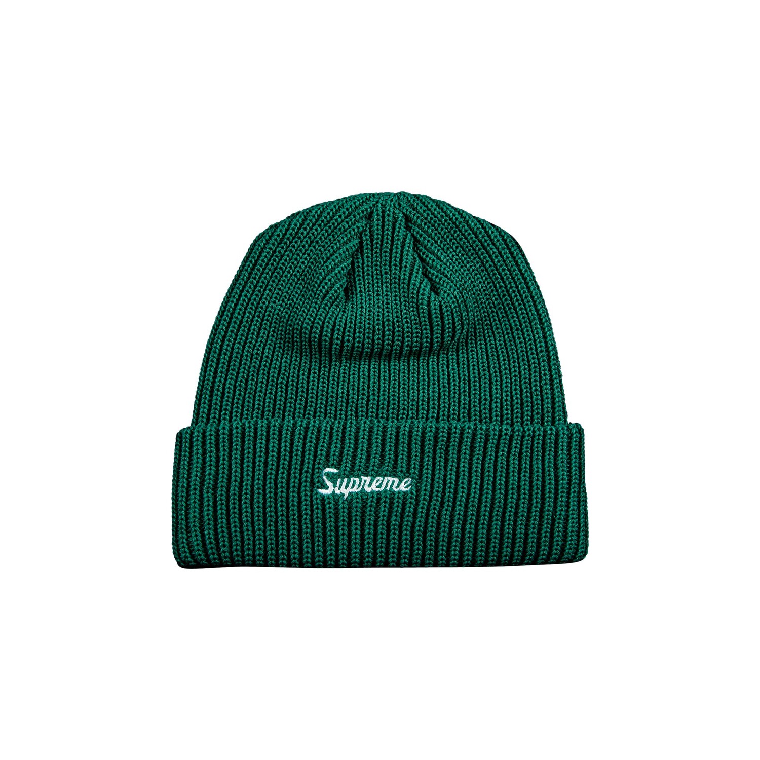 

Шапка-бини Supreme свободного кроя, темно-бирюзовая