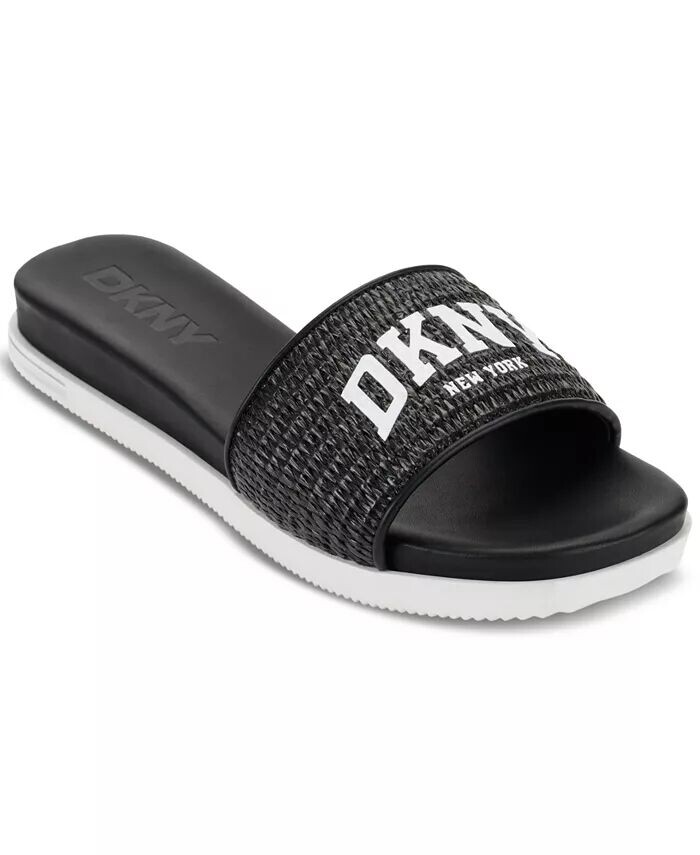 

Женские шлепанцы с логотипом Joa DKNY, черный
