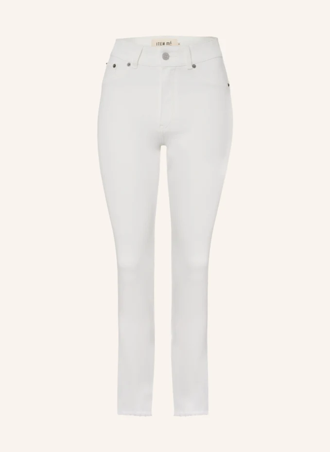 

Джинсы 7/8 cropped high rise с моделирующим эффектом Item M6, белый