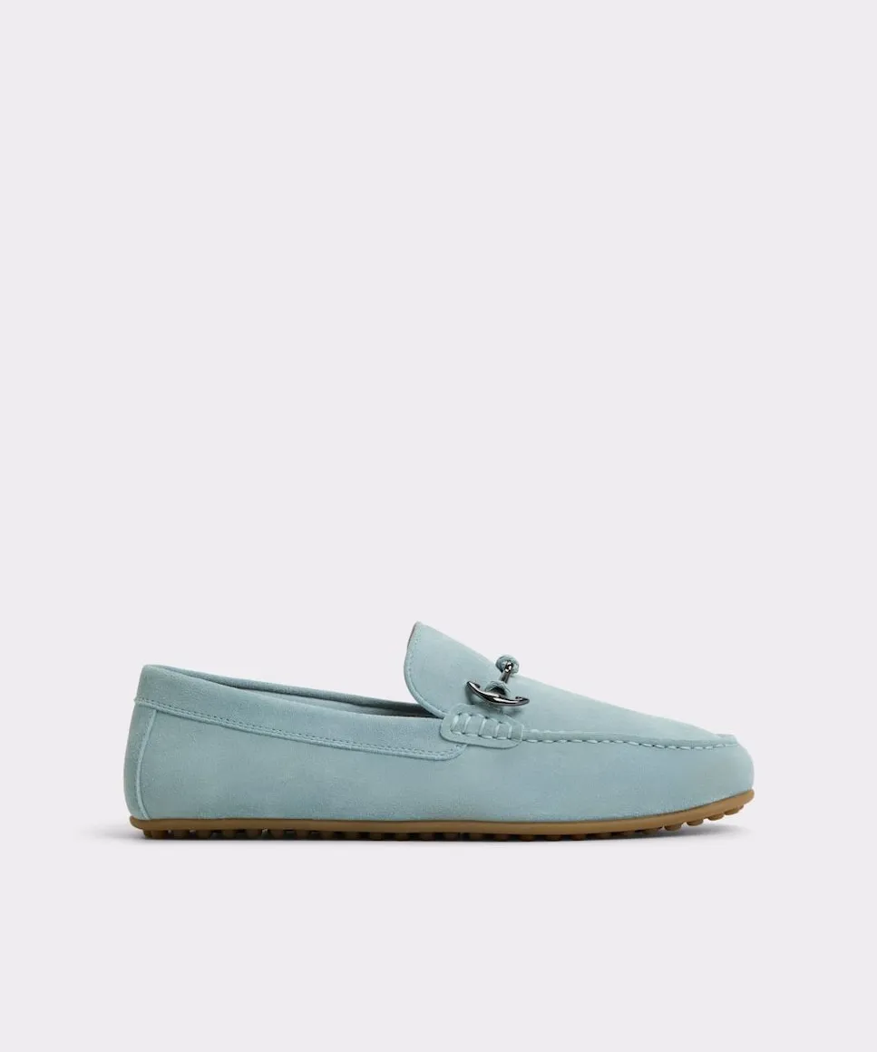 

Мужские мокасины из кожи с круглым носком Aldo, синий