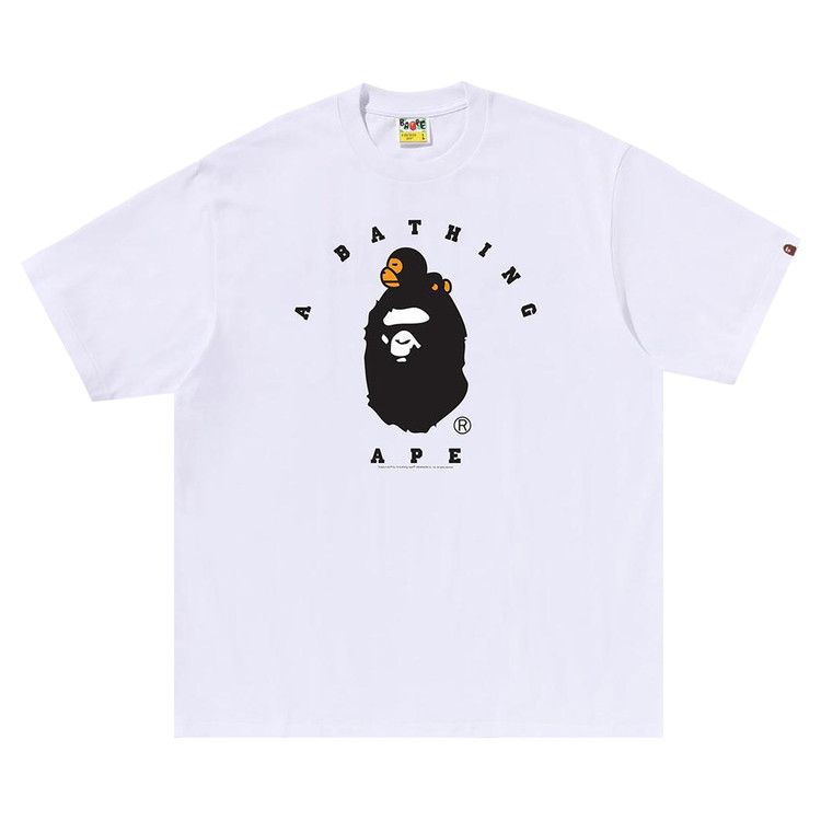 

Футболка BAPE Milo College Relaxed Fit Tee 'White'