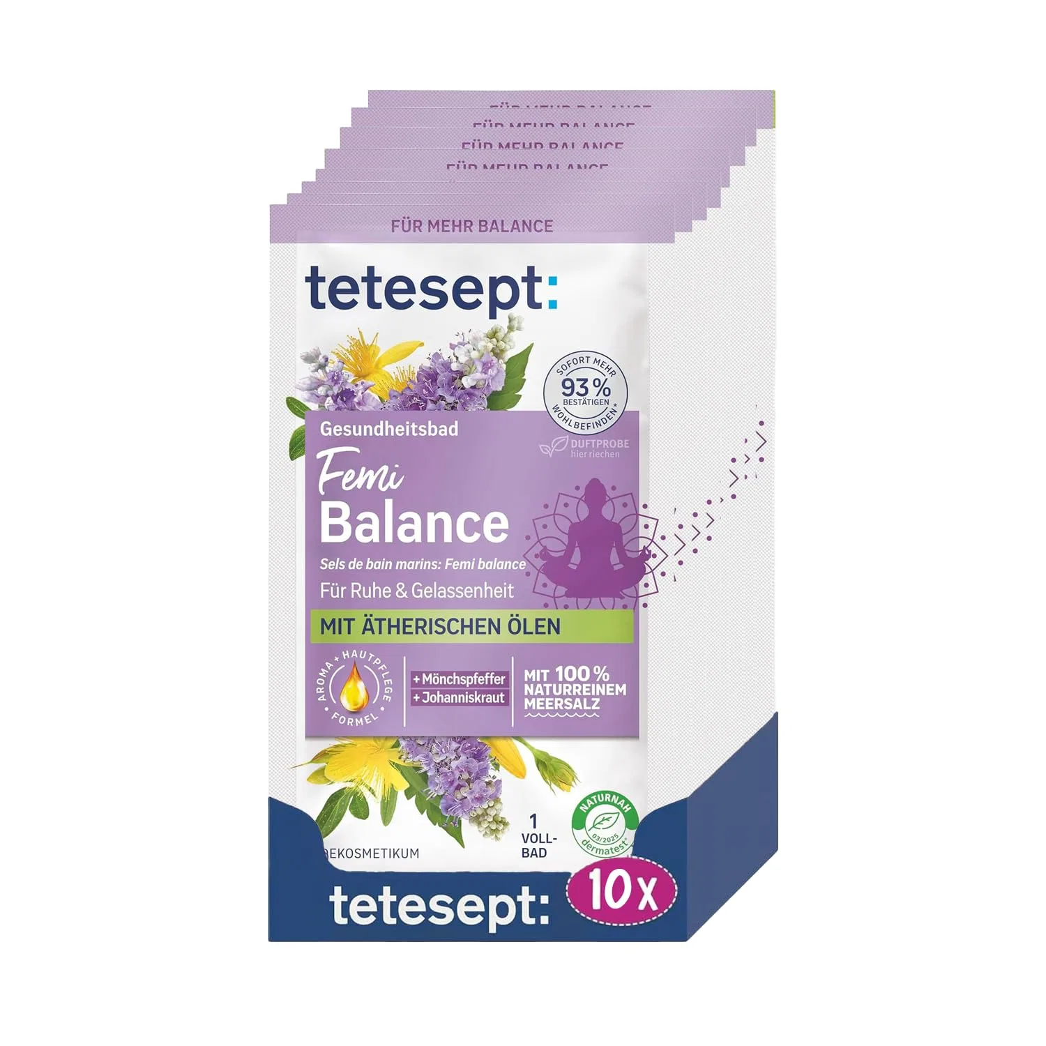 Морская соль для ванны «Femi Balance» от tetesept Tetesept