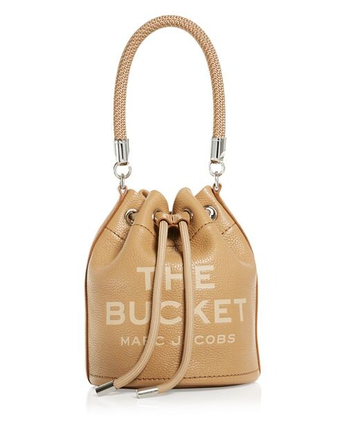 

Кожаная сумка-мешок MARC JACOBS, цвет Tan/Beige