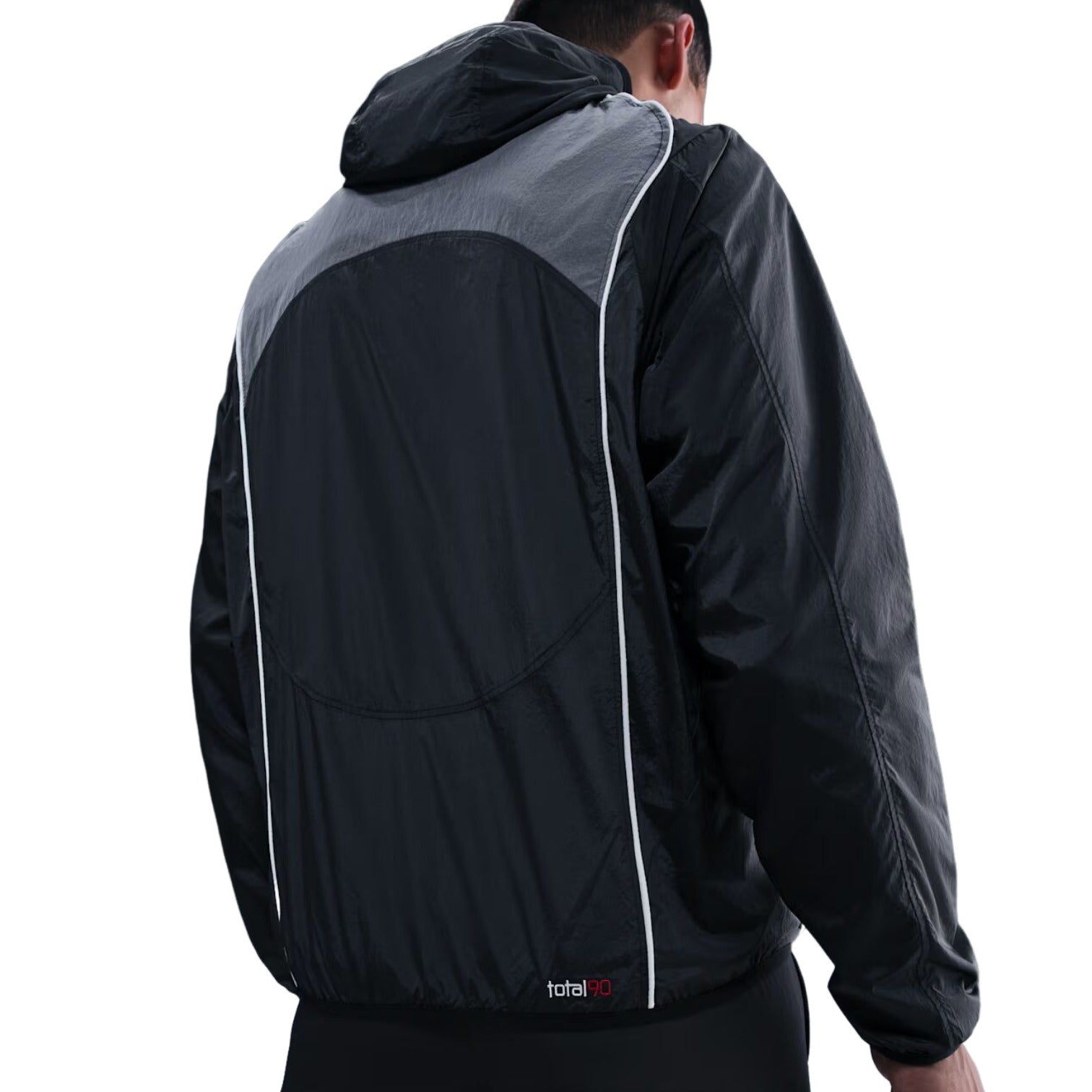 Футбольная куртка Nike Total 90 Repel на молнии, цвет 'Black LT Smoke Grey Sail' — фото 2