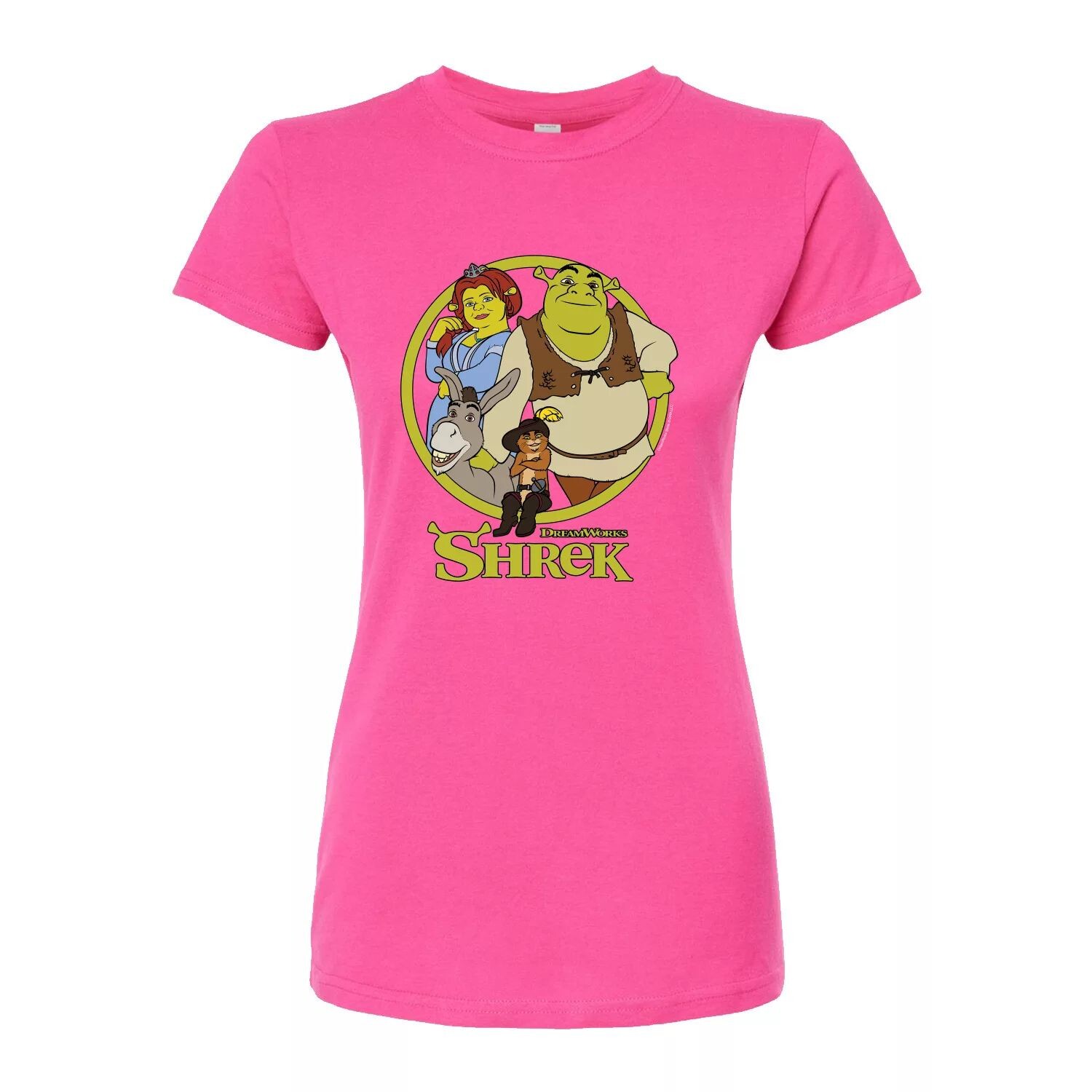 

Облегающая футболка для юниоров Shrek Group Licensed Character, розовый