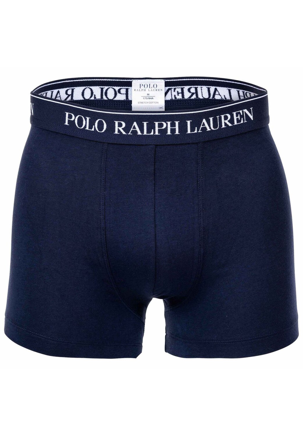Трусы, 3 шт., смесь хлопка, пояс с логотипом, мужские POLO RALPH LAUREN, темно-синий — фото 2