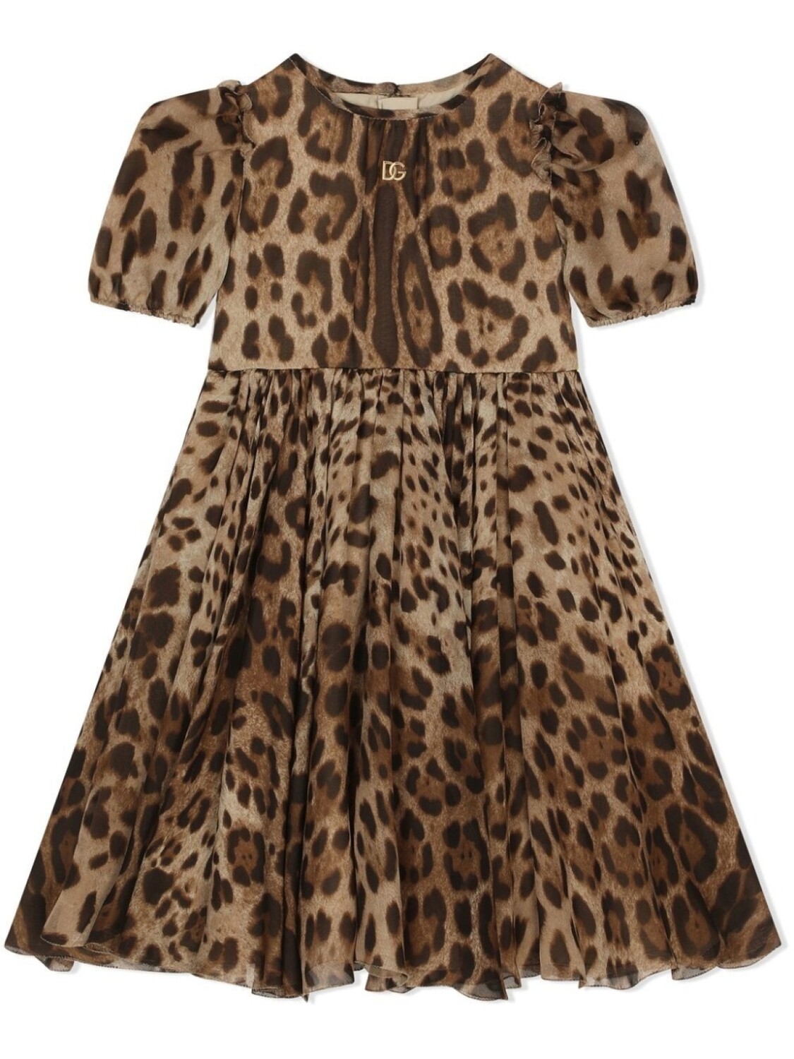 

Dolce & Gabbana платье миди с леопардовым принтом, коричневый