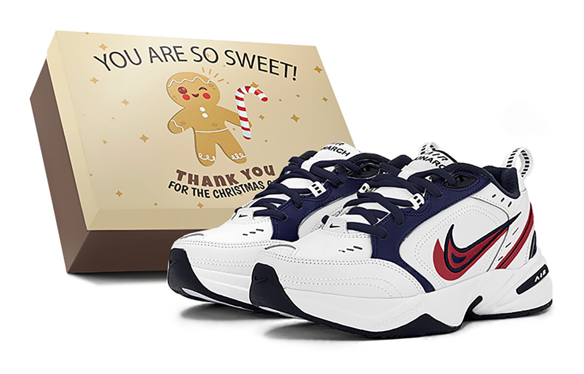 

Кроссовки Air Monarch 4 Chunky унисекс с низким верхом синего цвета Nike, темно-синий