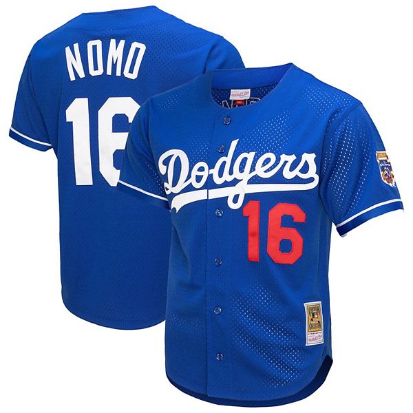 

Мужская бейсболка Hideo Nomo Royal Los Angeles Dodgers Cooperstown Collection Mitchell & Ness