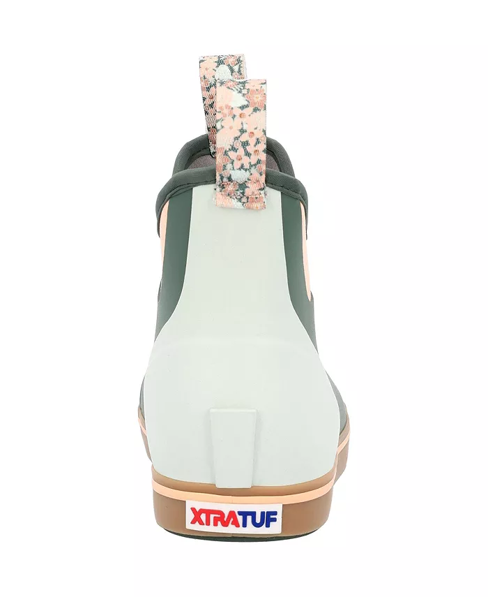 Женские 6-дюймовые ботильоны для палубы XTRATUF, зеленый — фото 4