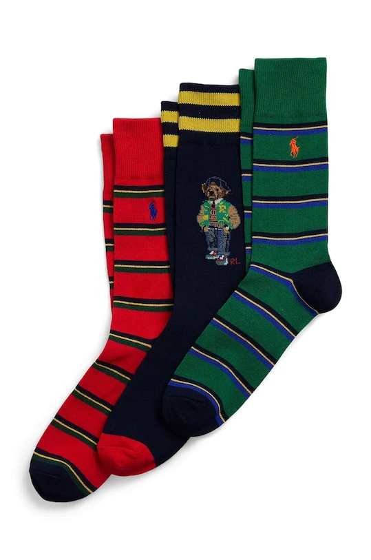 

Носки 3 пары Polo Ralph Lauren, серый
