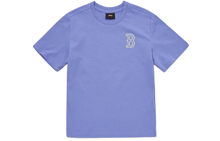 Футболка для детей Crew Neck Moderate MLB, темно-фиолетовый orchid
