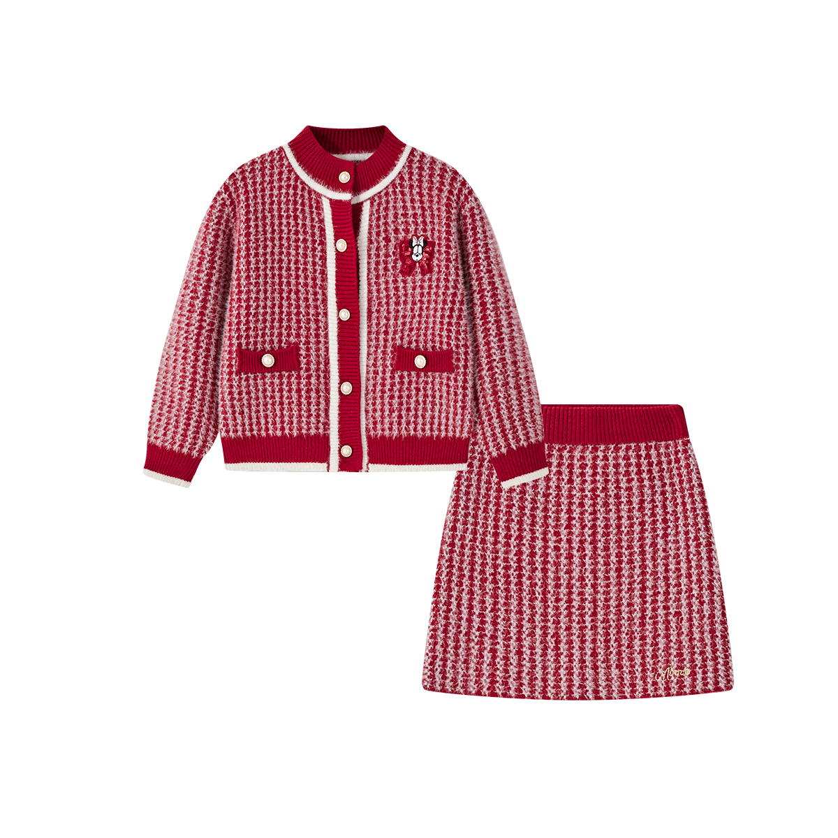 

Детский свитер с высоким воротником средней высоты Disney, красный