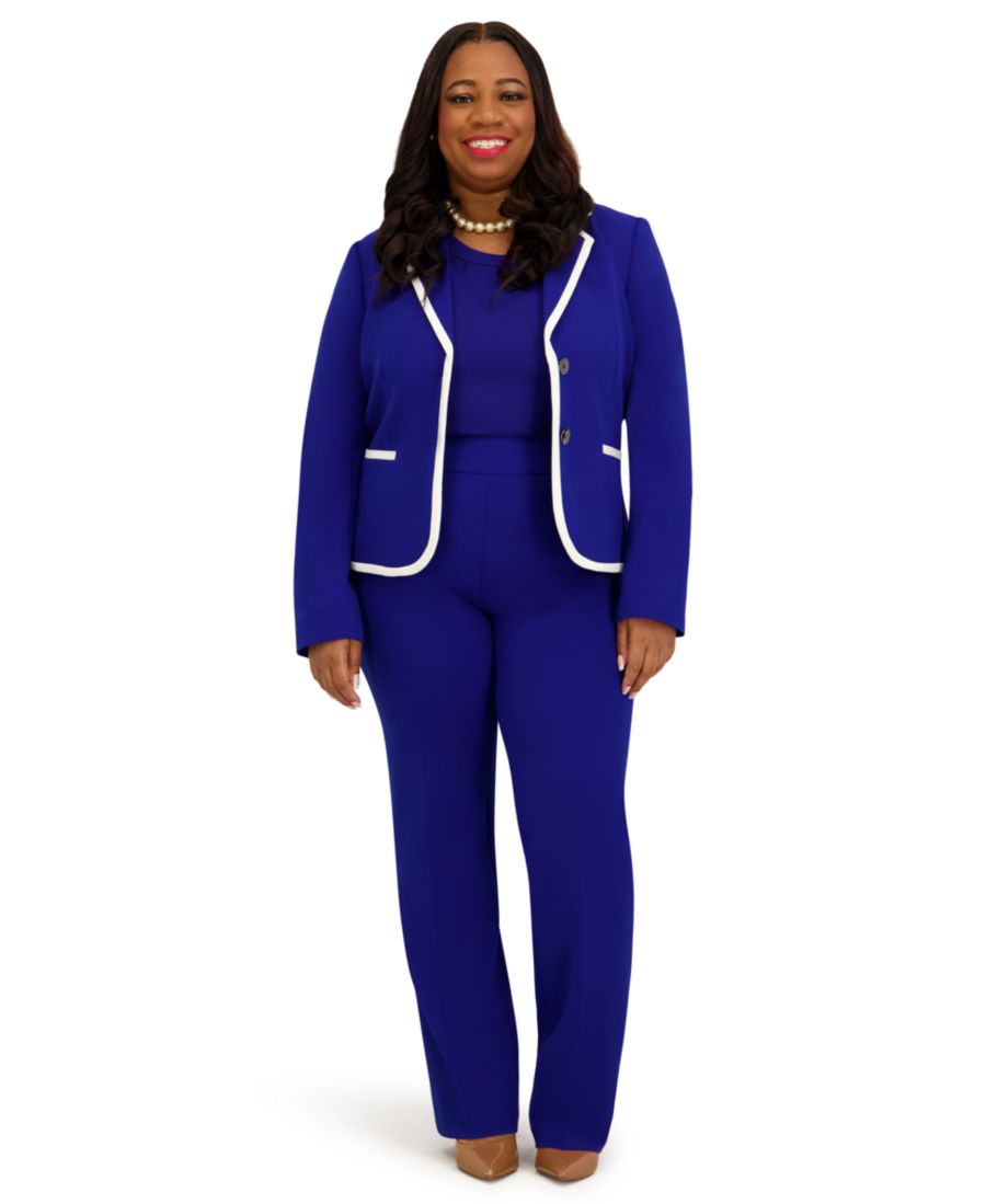 

Женская куртка с двумя пуговицами и длинными рукавами Kasper, Royal Signature/ White