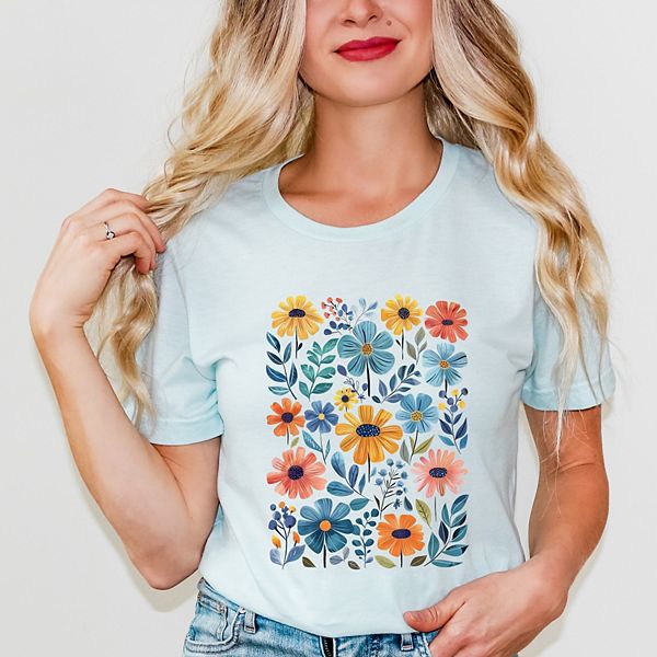 

Футболка с коротким рукавом Watercolor daisy garden Simply Sage Market, Ice Blue, Зеленый, Футболка с коротким рукавом Watercolor daisy garden Simply Sage Market, Ice Blue