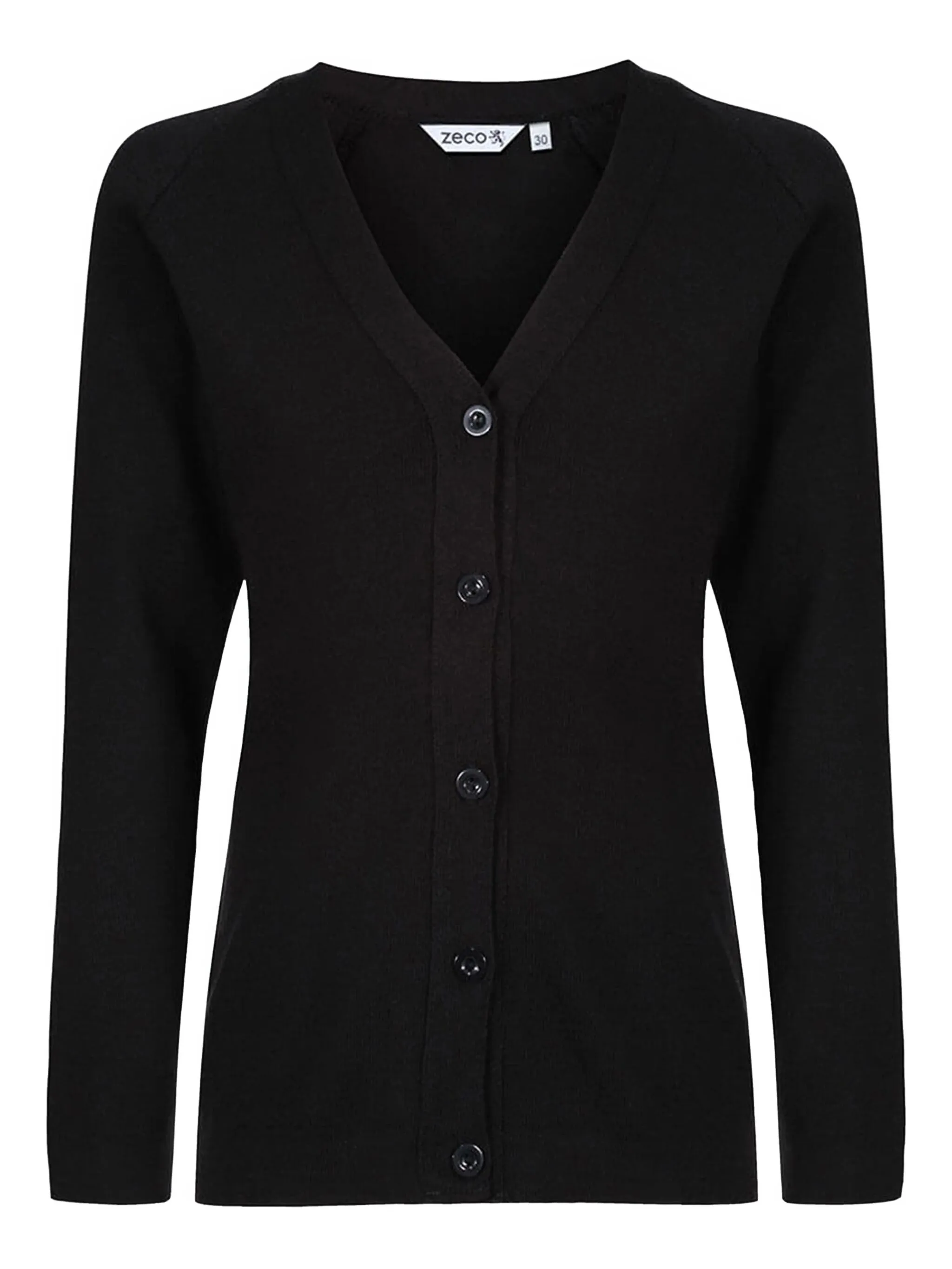 

Кардиган с V-образным вырезом Zeco Schoolwear Kids, черный