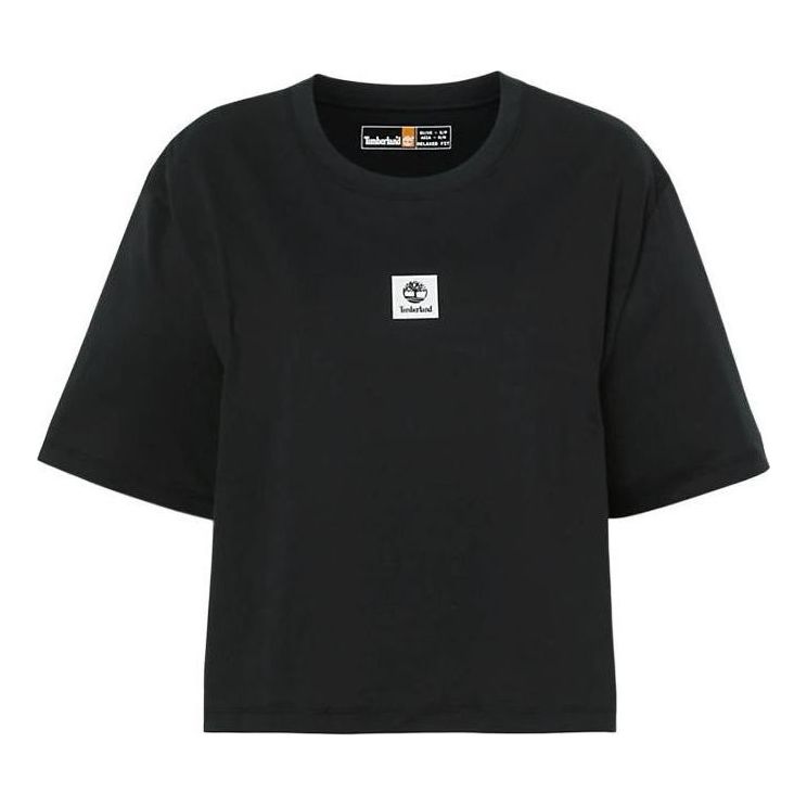 

Футболка (WMNS) Timberland Logo T-Shirt 'Black', черный