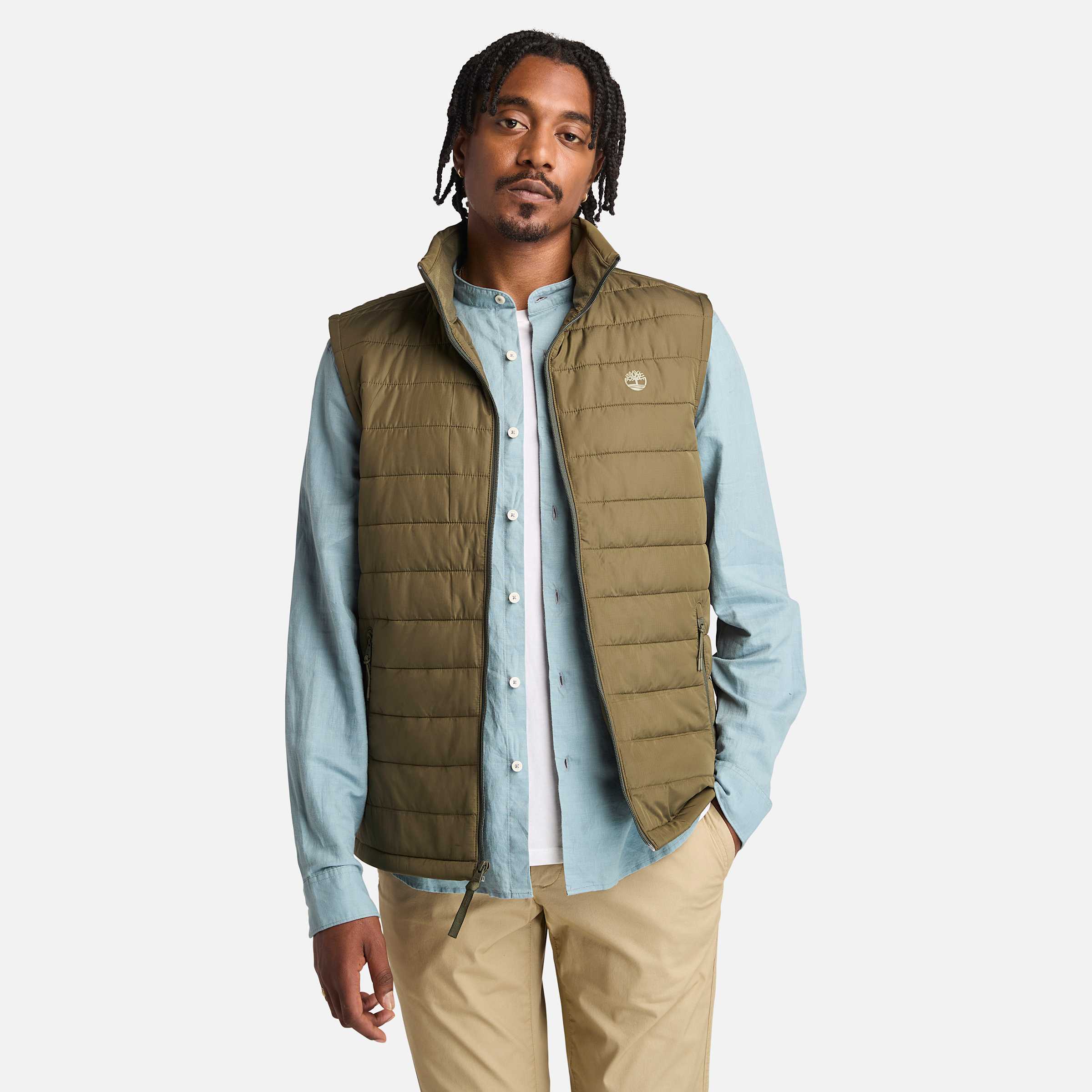 

Легкий мужской жилет Mt. Eastman Puffer Timberland, цвет leaf green
