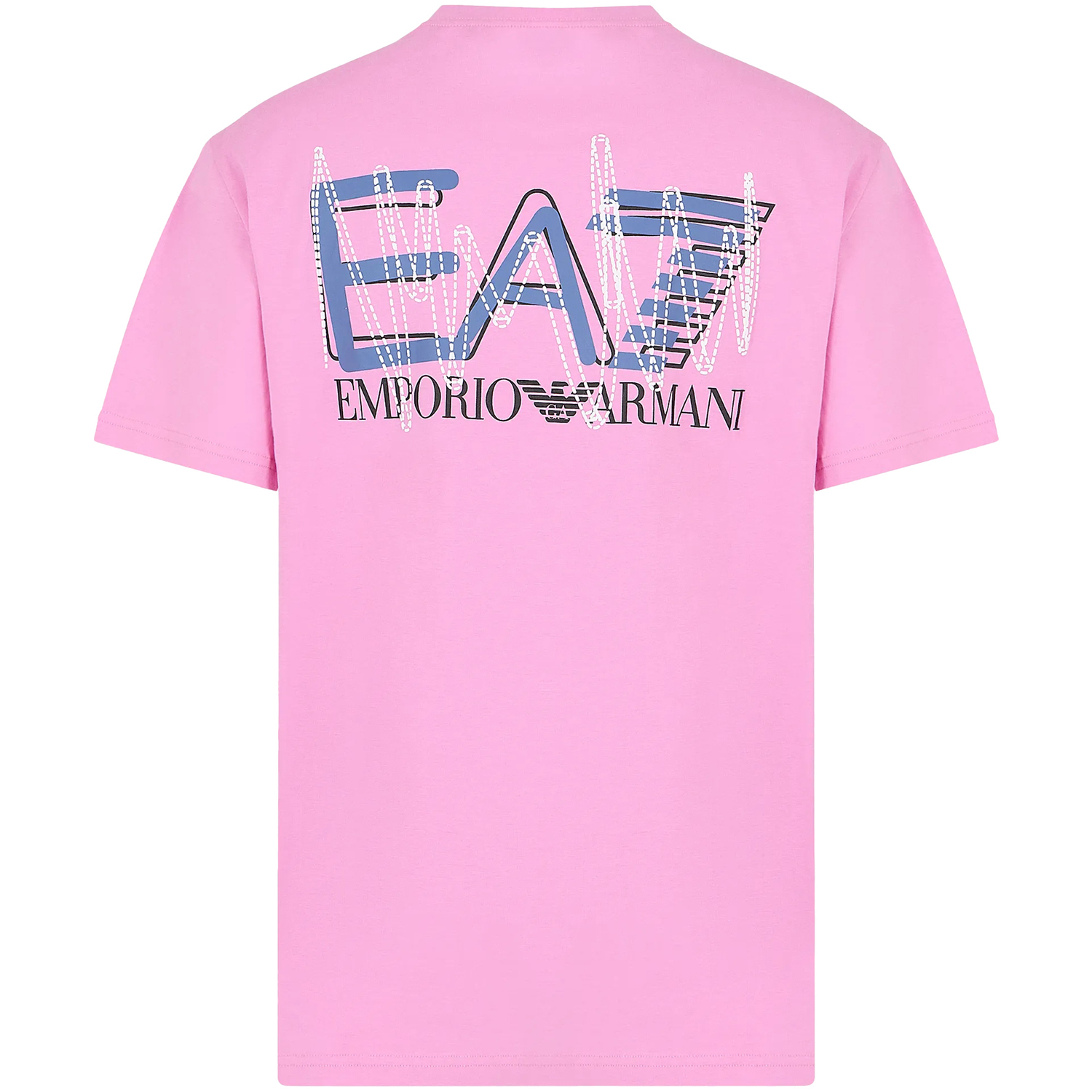 EMPORIO ARMANI EA7 Футболка Unisex Pink — фото 4