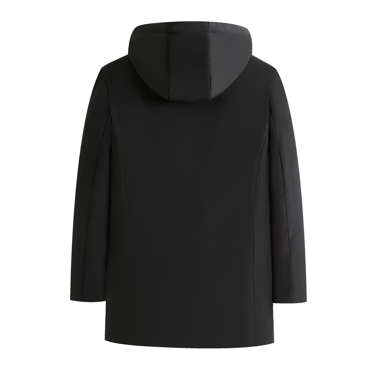 

Пуховик мужской с отстегивающимся капюшоном утепленный VanCamel, черный