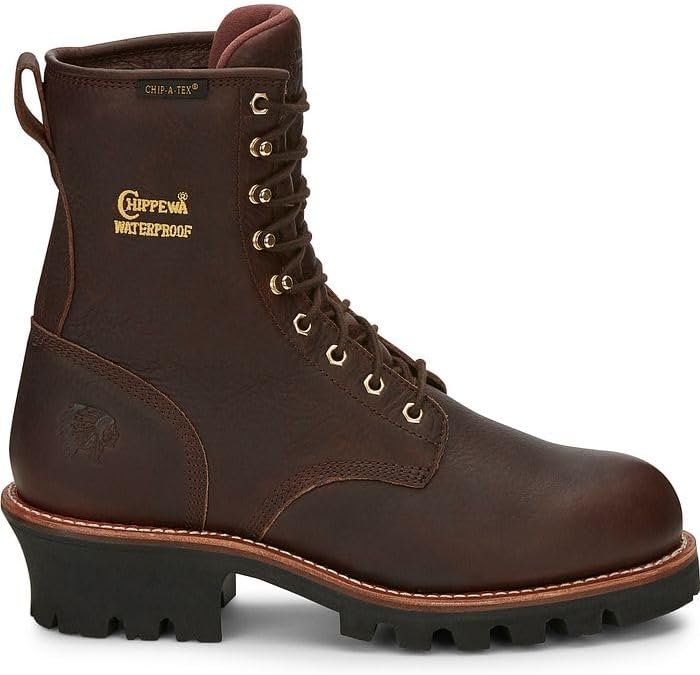 Рабочие ботинки Chippewa Paladin 20 см, водонепроницаемые, утепленные, со стальным носком, мужские, защита от поражения электрическим током, масло- и противоскользящие, Briar — фото 3