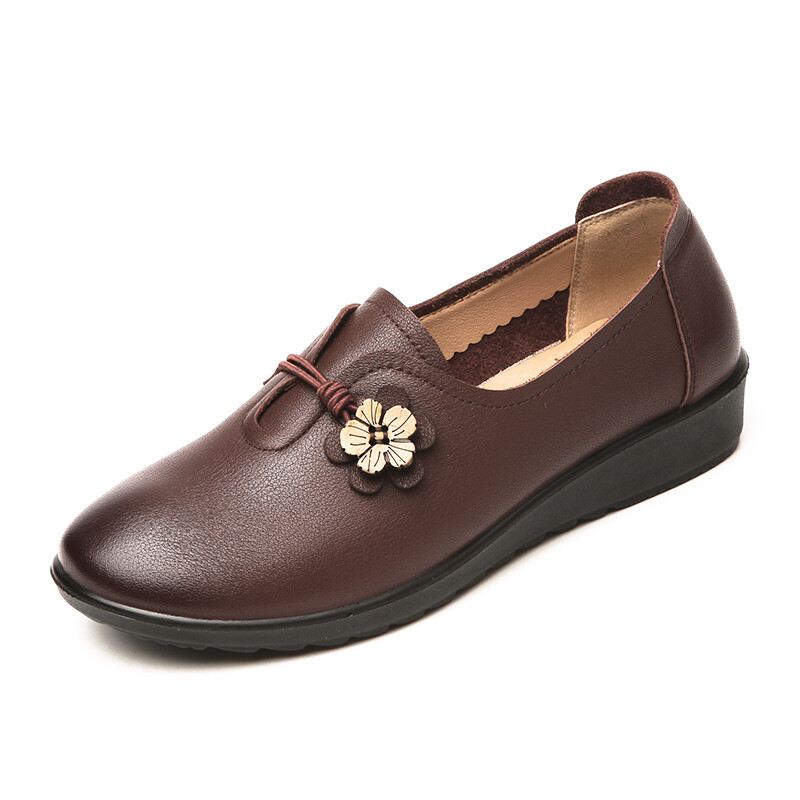 Туфли женские повседневные Women's Casual Shoes Women's Low-Top Cigna, коричневый — фото 3