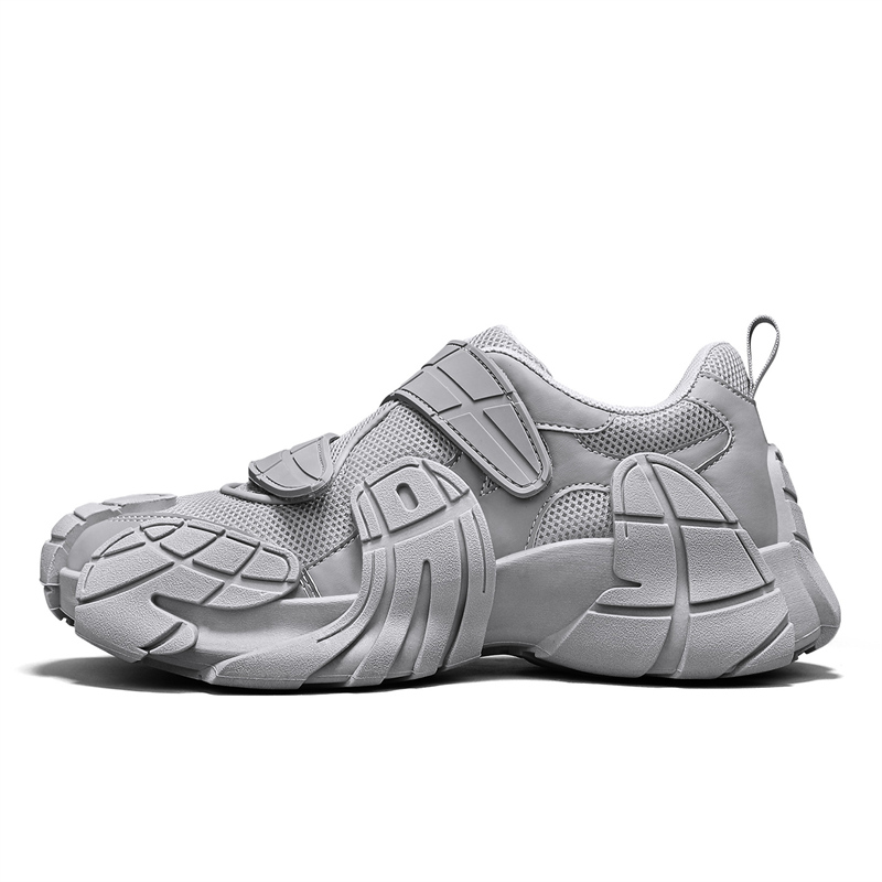 

EGCHI Серые массивные кроссовки мужские Low Top, цвет Gray