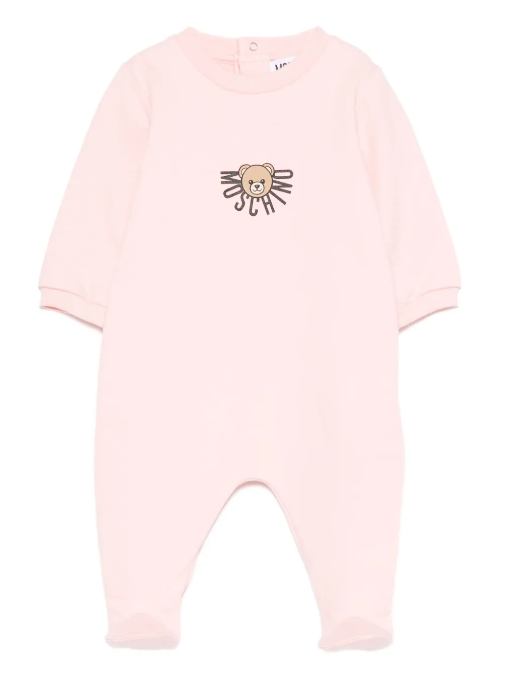 

Пижама с логотипом teddy Moschino Kids, розовый