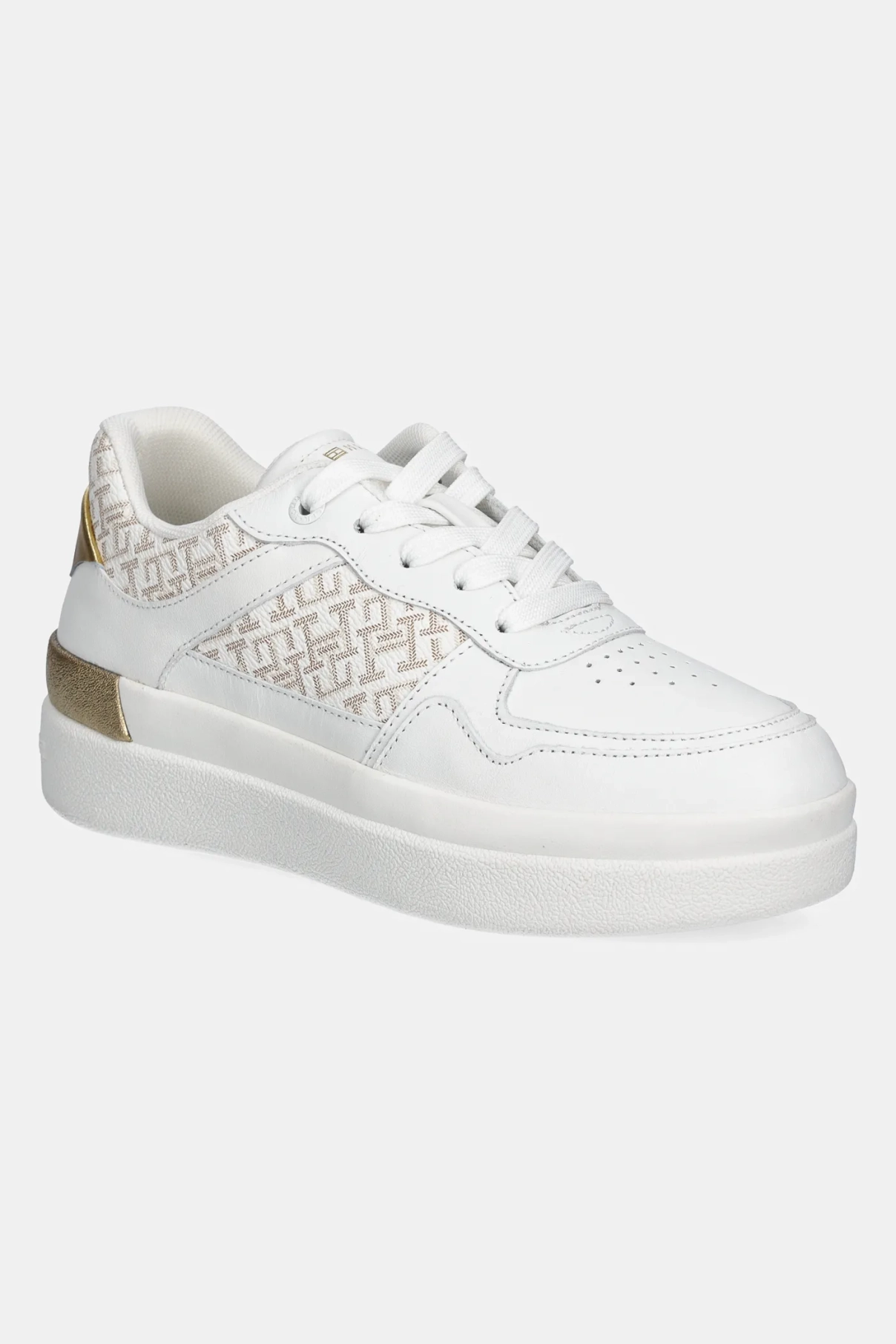 Кроссовки LUX COURT SNEAKER MONOGRAM Tommy Hilfiger, белый