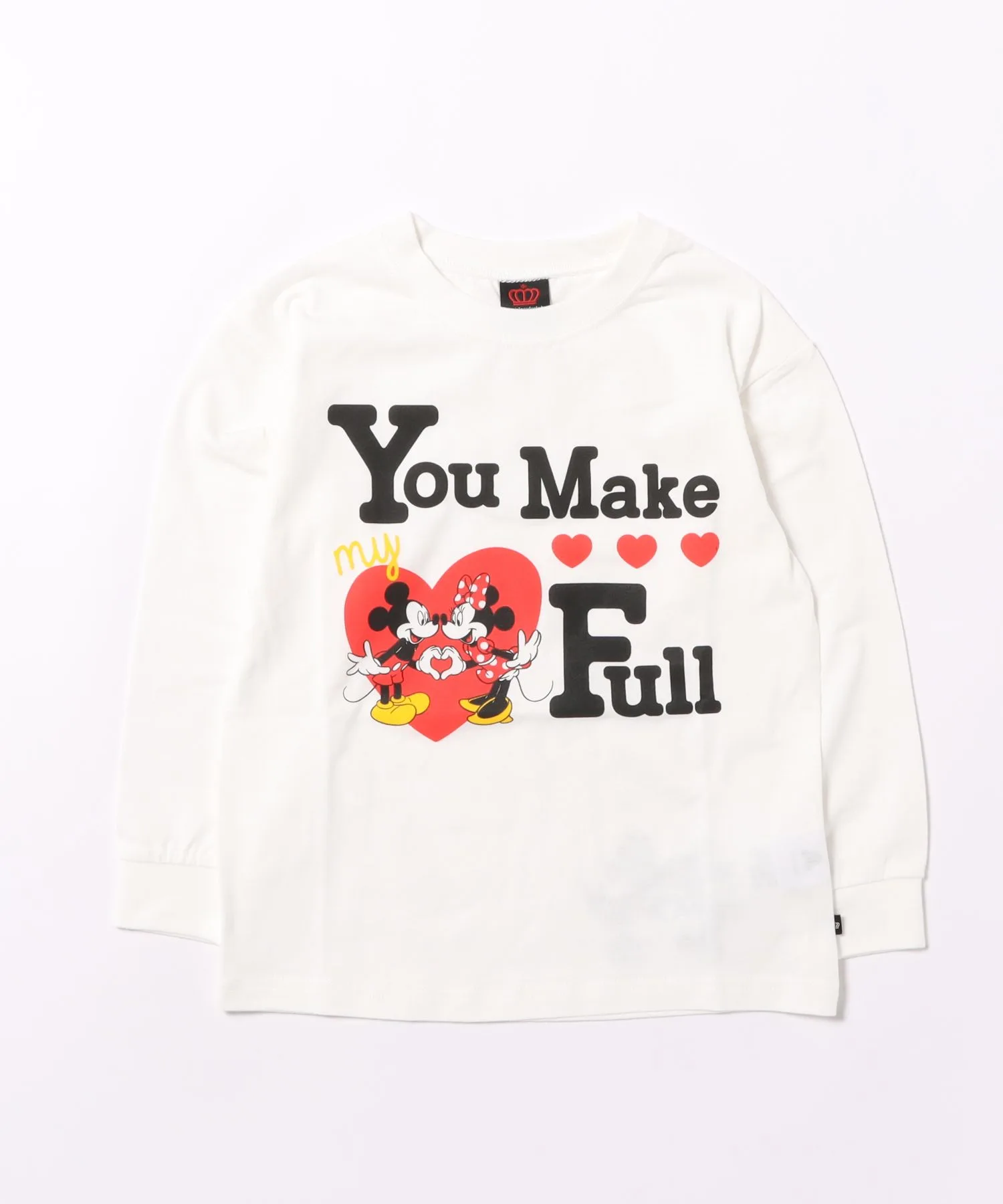 Детская футболка Disney с сердечками, модель 1246K, белая — фото 2