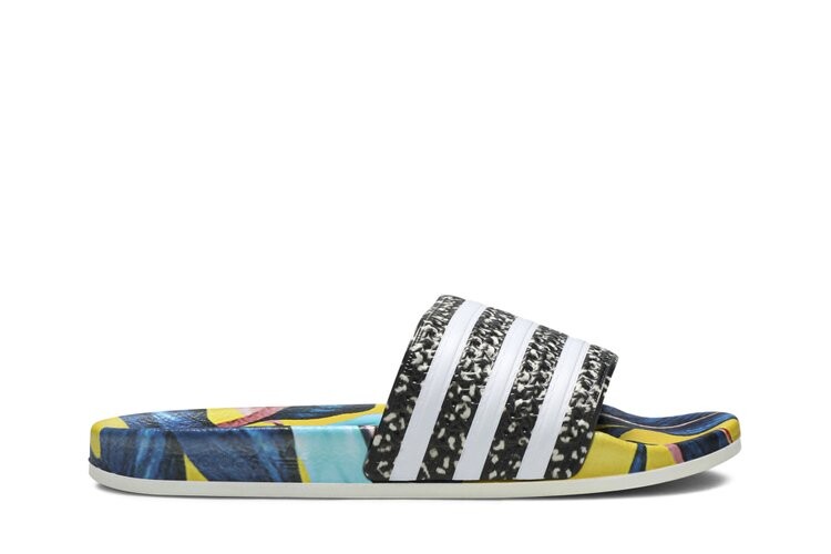 

Кроссовки Adidas Wmns Adilette Slides 'Tropical Leaf Print', разноцветный