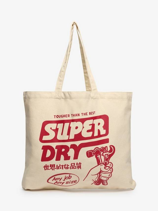 

Сумка-тоут Superdry, цвет Brown/Red