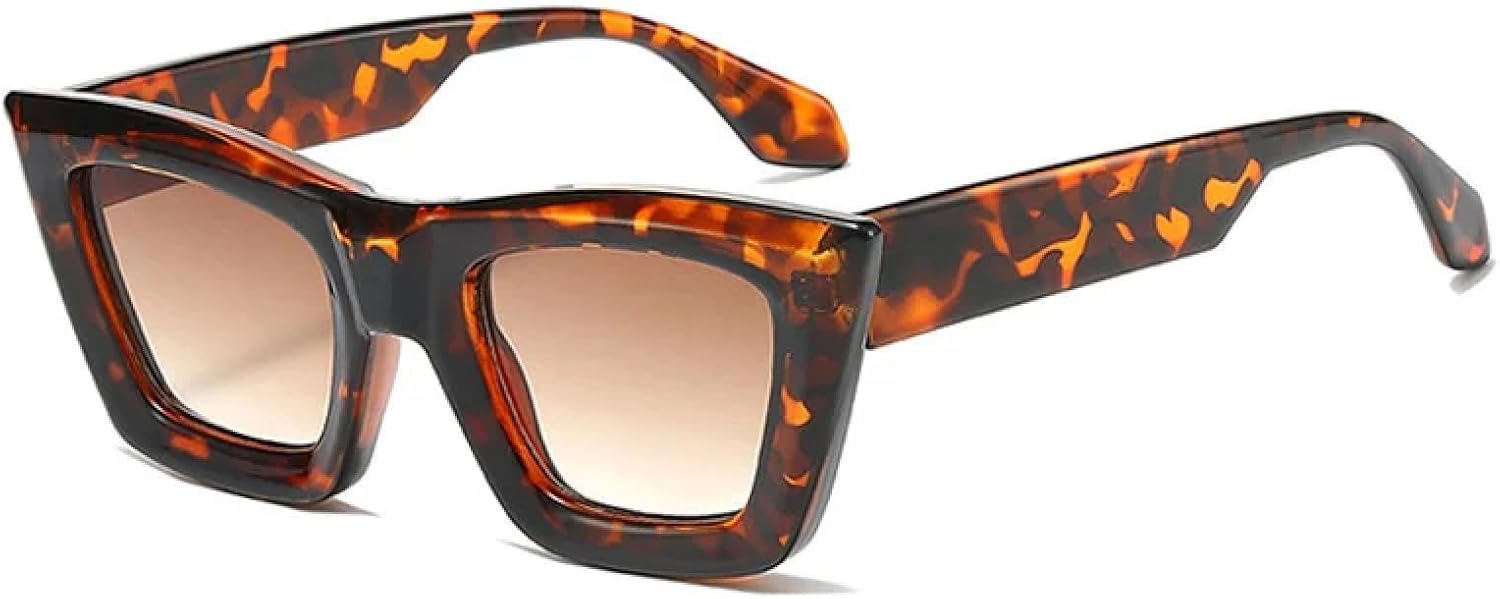 

Солнцезащитные очки с защитой от УФ-излучения UV400 | Легкая оправа "кошачий глаз" | Для женщин и мужчин, для занятий спортом на открытом воздухе и вождения DSVIGF, Leopard-brown