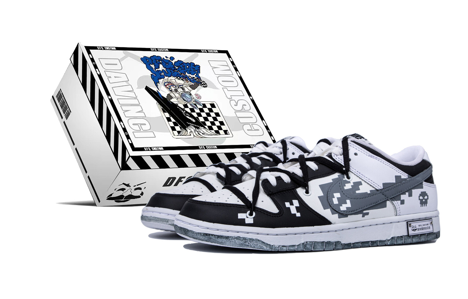 

Мужские кроссовки для скейтбординга Nike Dunk, Black