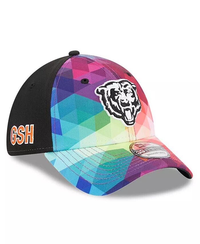 

Мужская и женская разноцветная черная бейсболка Chicago Bears 2023 NFL Crucial Catch 39THIRTY Flex New Era