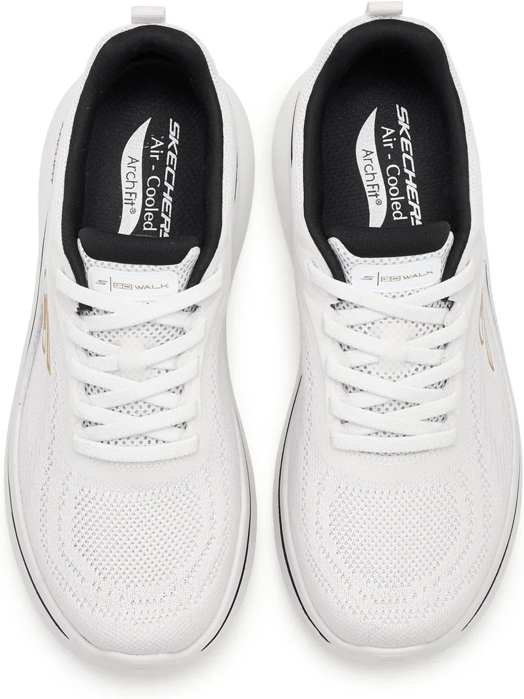 Мужские кроссовки Skechers Go Walk Arch Fit N-Joy Nate, White Navy — фото 2