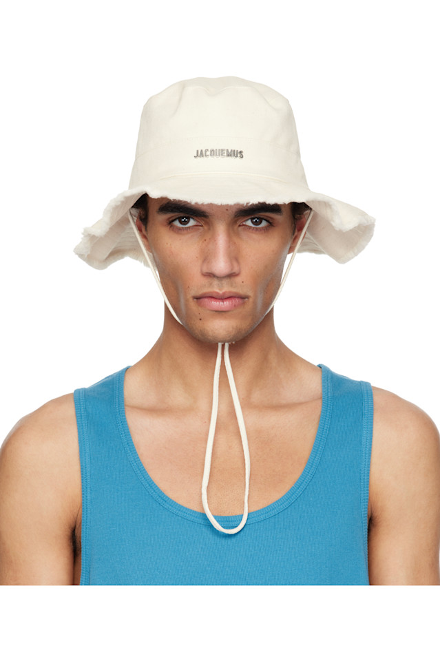

Классическая шляпа-ведро 'the artichaut' Jacquemus, цвет off-white