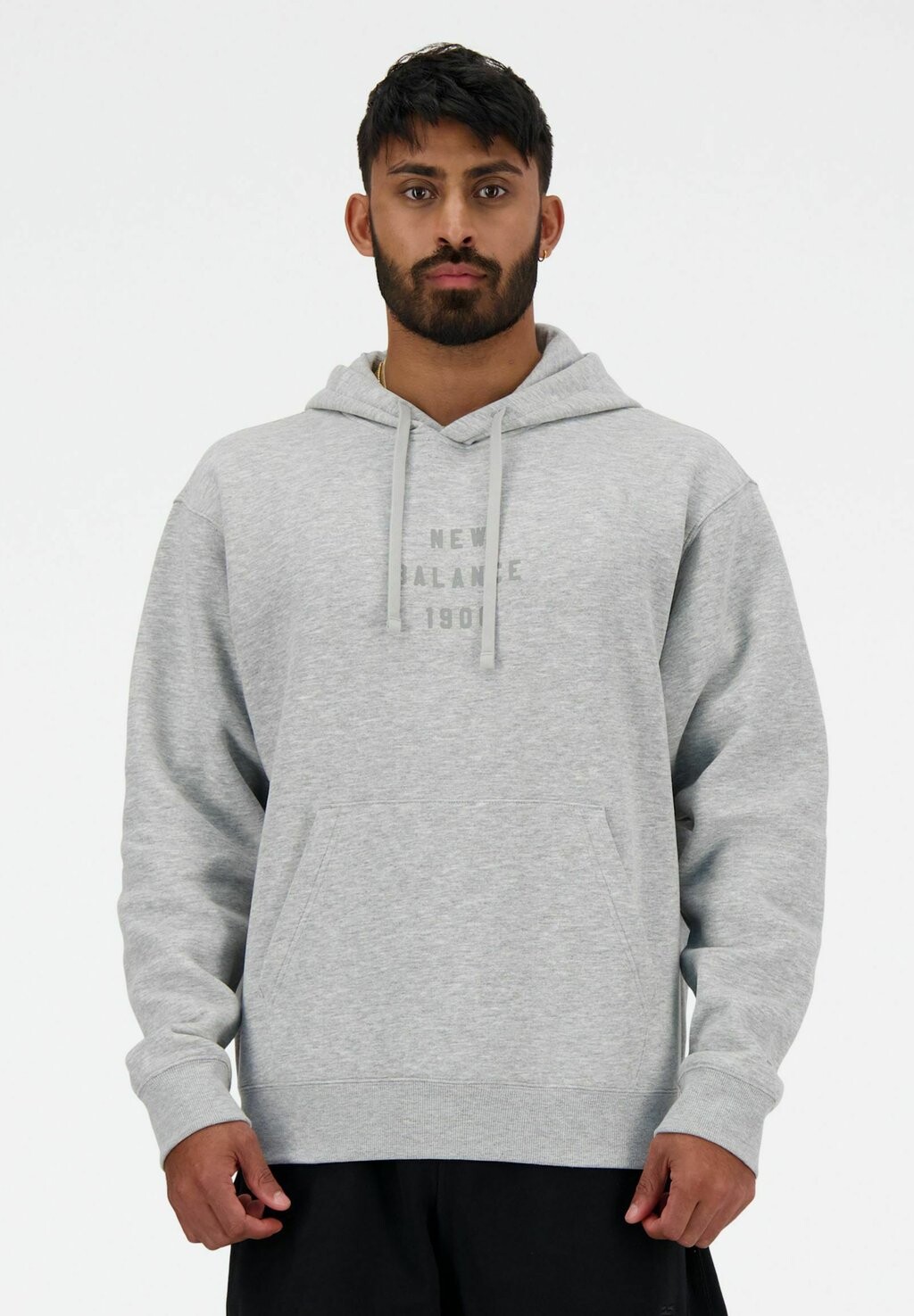 

Толстовка SPORT ESSENTIALS GRAPHIC New Balance, цвет Mottled Grey