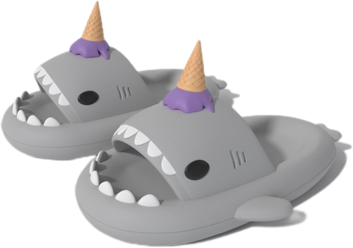 

Унисекс сандалии с изображением акулы, оригинальные улучшенные, противоскользящие, быстросохнущие, для женщин и мужчин, светло-голубые, размер универсальный 6-13 Generic