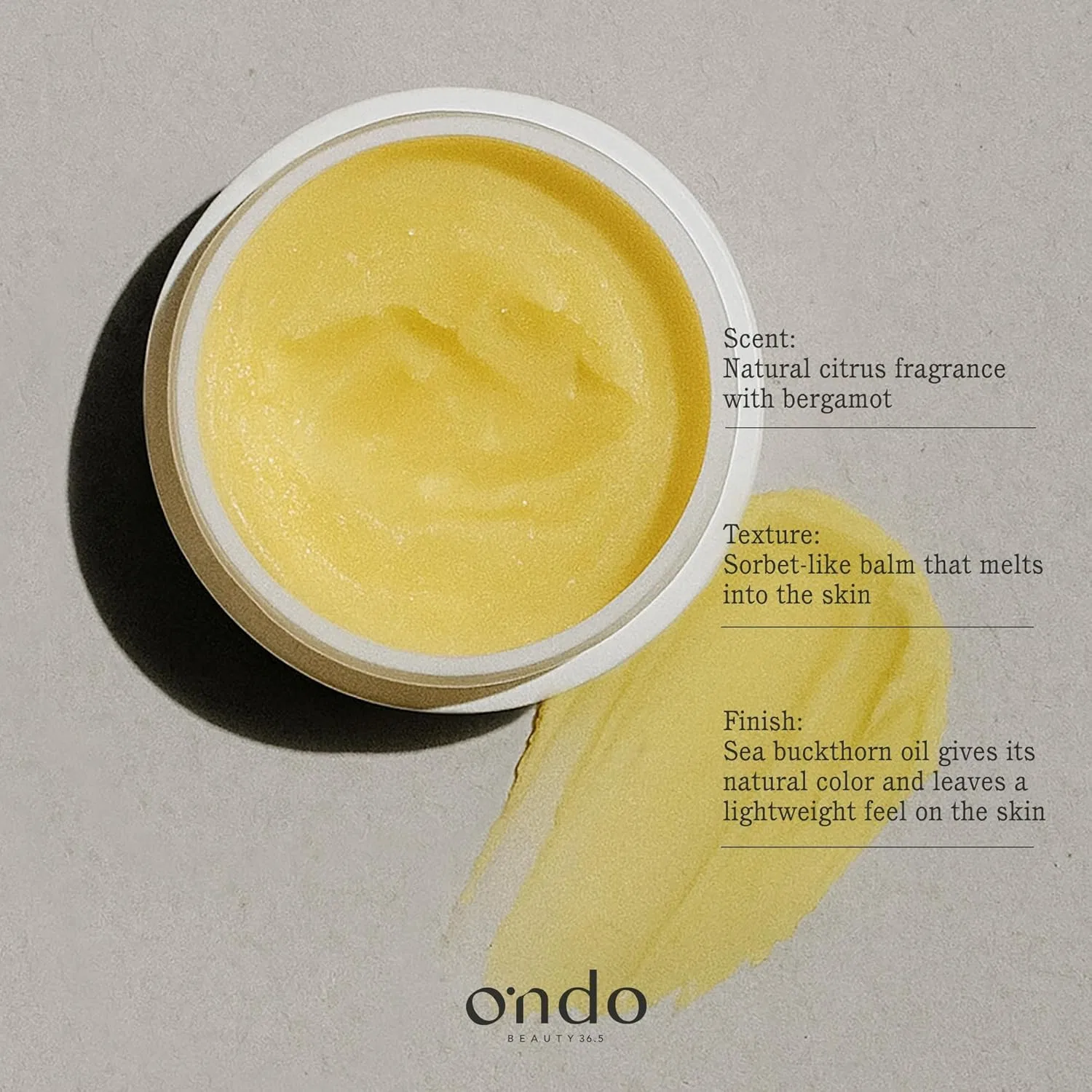 Средство для снятия макияжа Ondo — Очищающий бальзам для лица Beauty .5 MULTIACIDS & PAPAYA, 100 г — фото 3