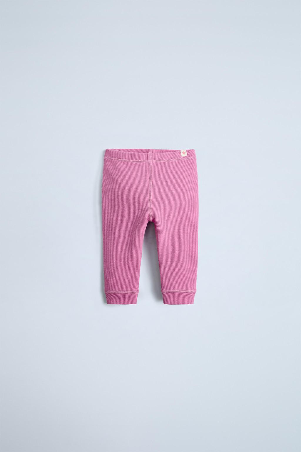 

Леггинсы в рубчик с этикеткой ZARA, цвет Fuchsia