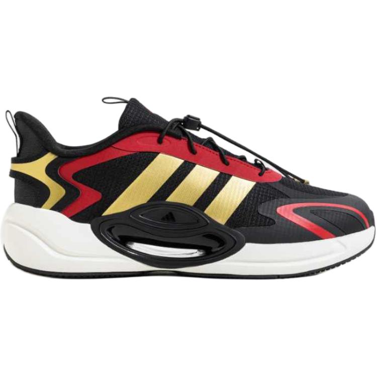 Кроссовки для бега Galaxy Shock Absorbers Rebound Low Top для детей Adidas, черный — фото 2