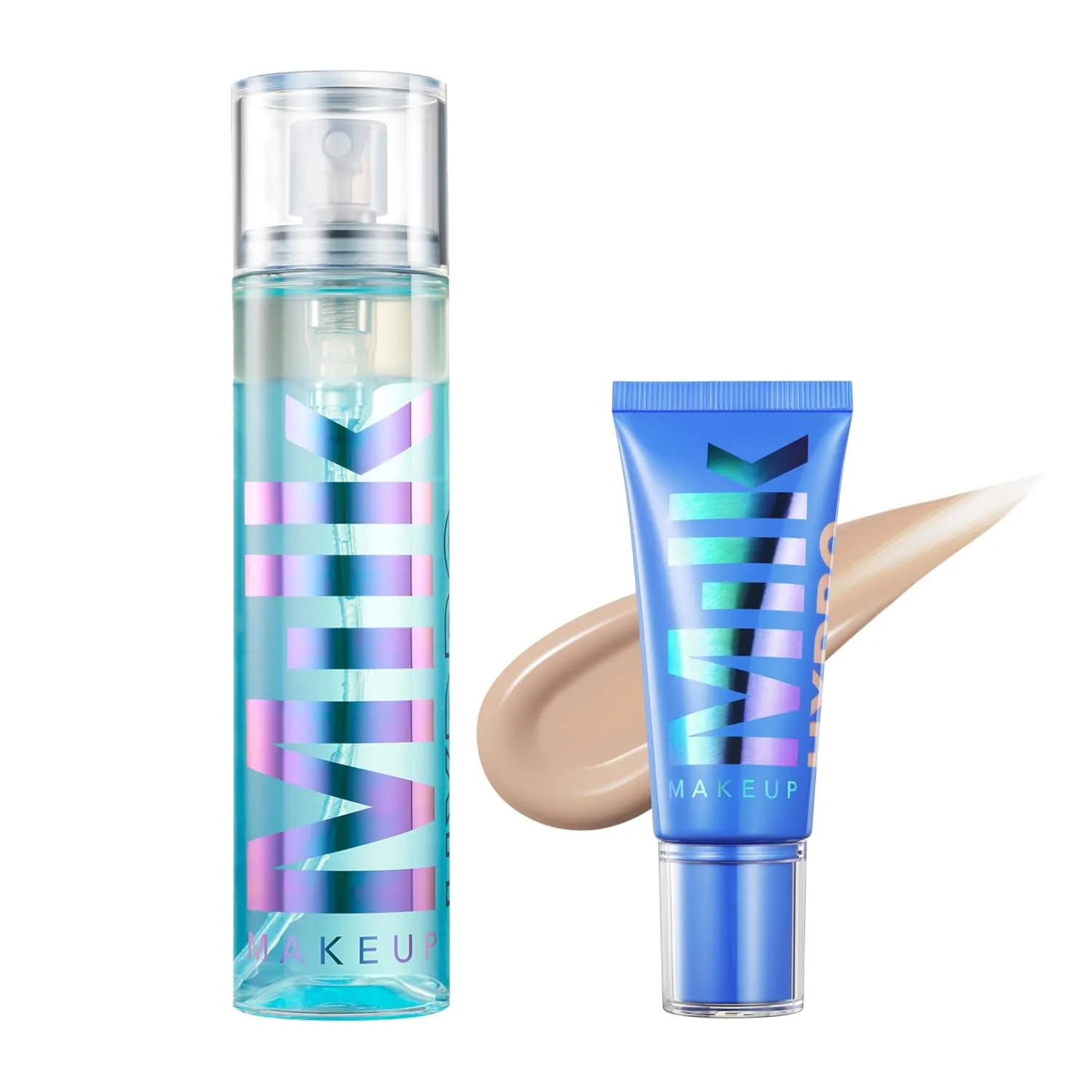 Milk Makeup Hydro Grip набор с сет-спреем и Skin Tint 2 - фиксирует макияж, увлажняет кожу и создает покрытие до 12 часов - легкий и стойкий с гиалуроновой кислотой