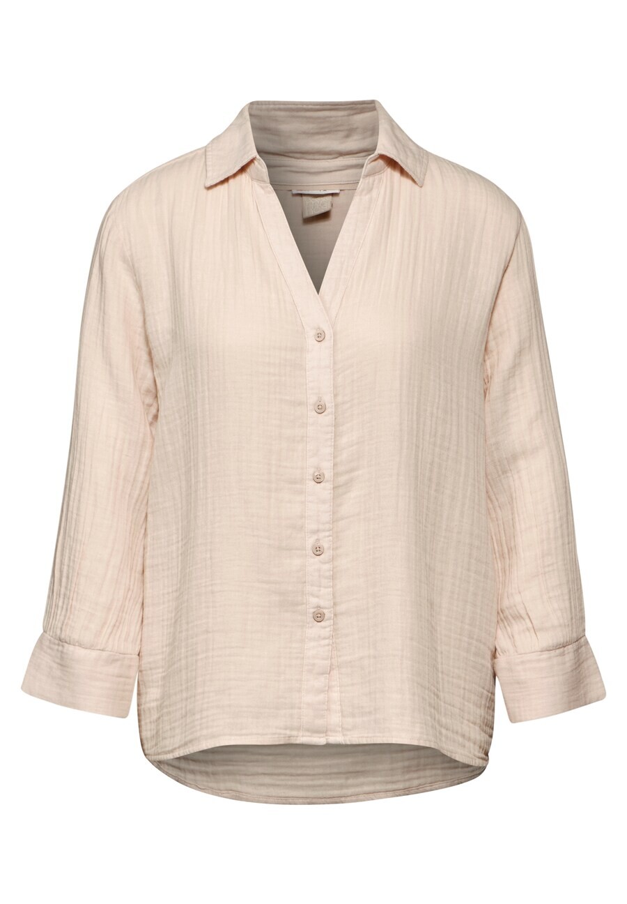

Блузка с коротким рукавом STREET ONE Blouse, песочный