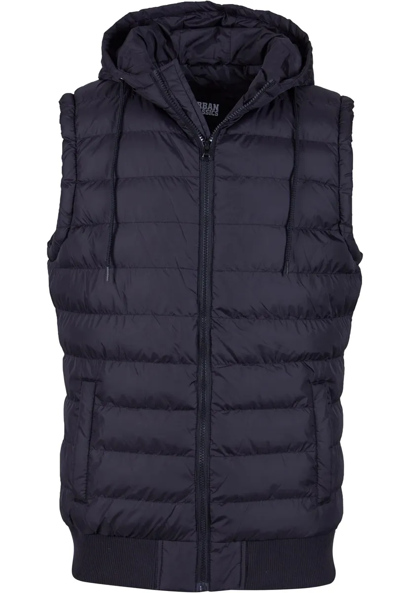 

Жилет из джерси URBAN CLASSICS " Urban Classics Men's Small Bubble Hooded Vest" (1 шт.), черный