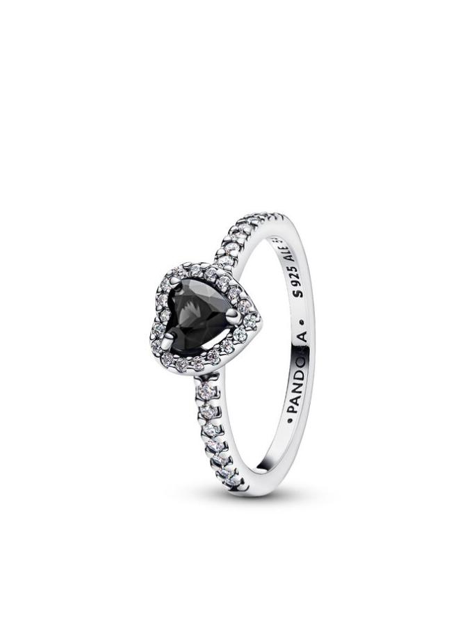 

Набор Pandora Black Hearts Ring Set