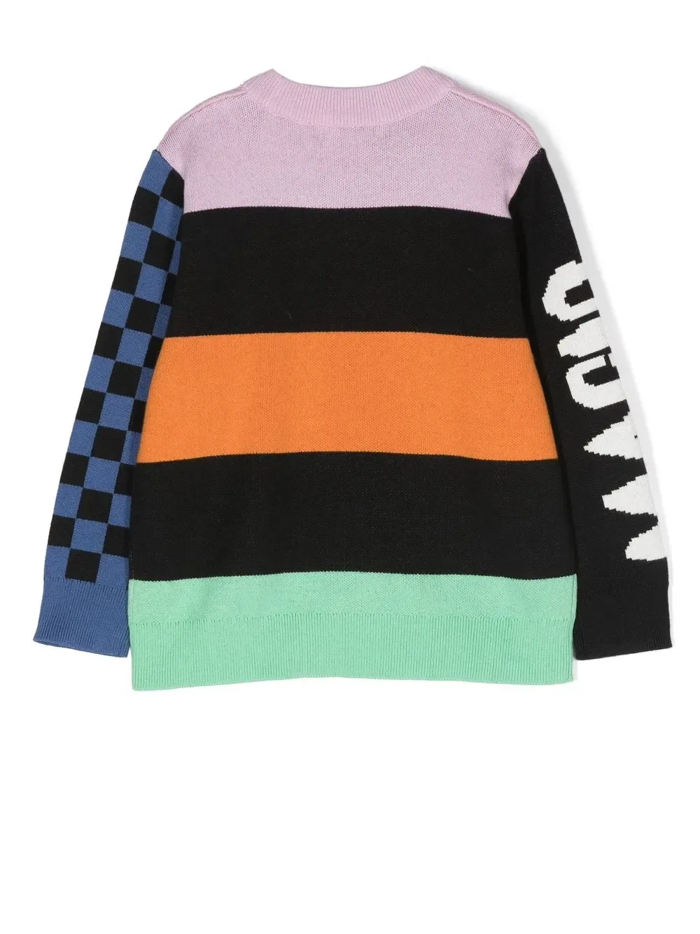 Джемпер, связанный интарсией Stella Mccartney Kids, черный — фото 2