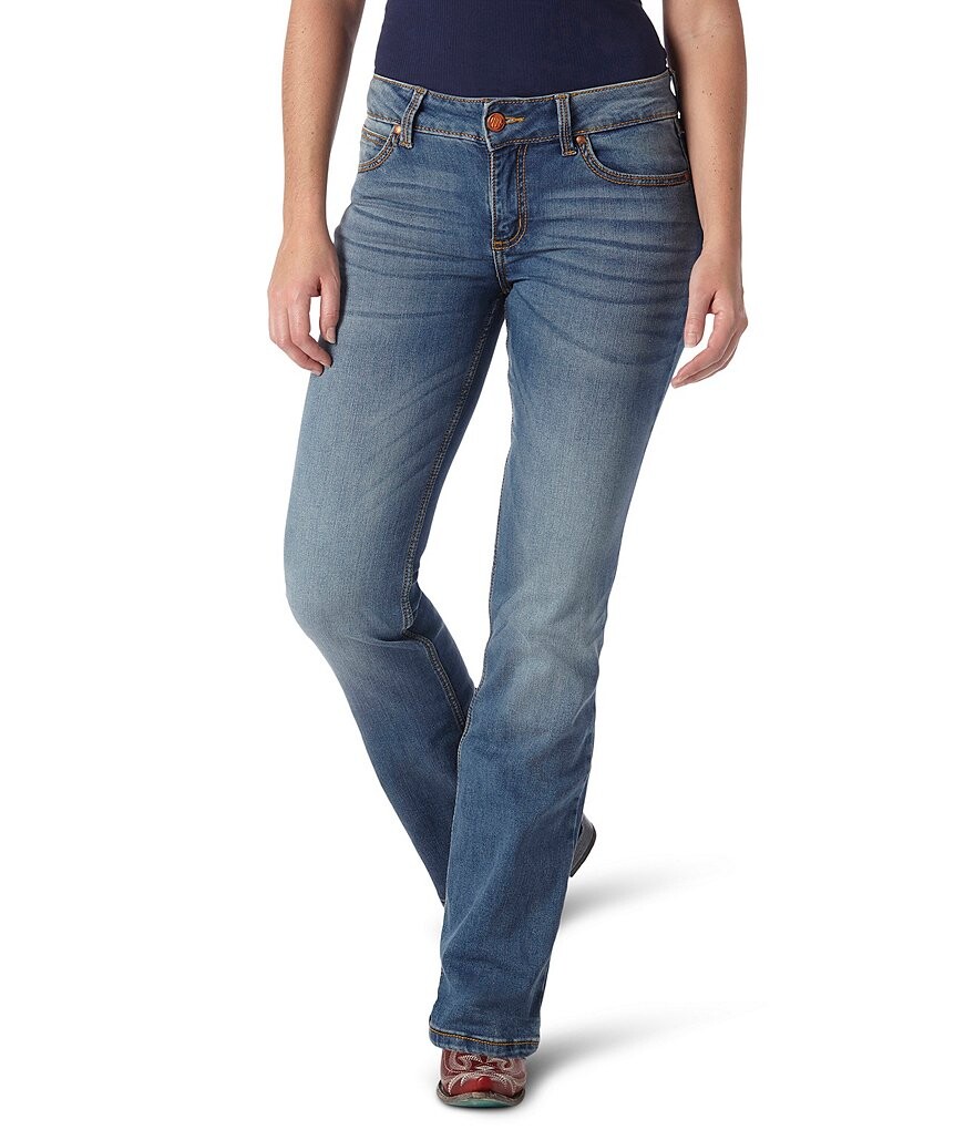 

Джинсы Wrangler со средней посадкой Bootcut, синий