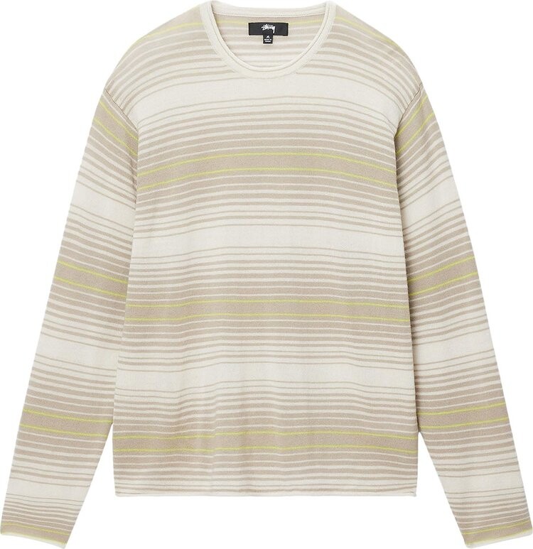 

Свитер Stussy Horizontal Stripe 'Natural', загар